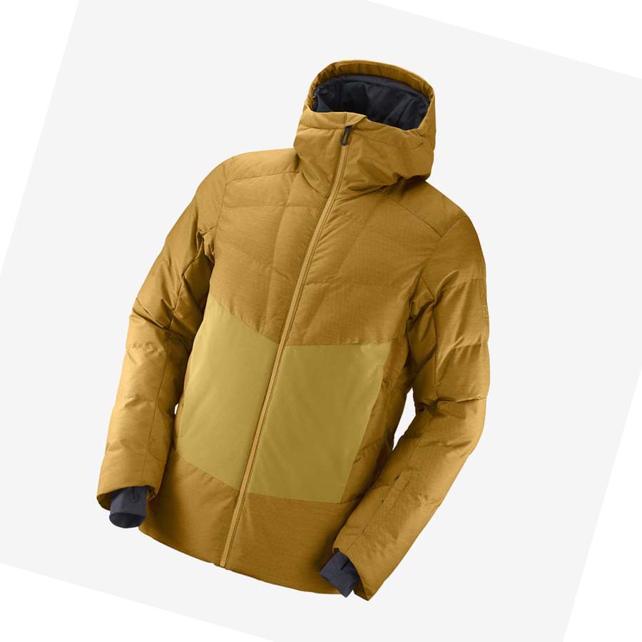 Chaquetas De Esquí Salomon SNOWSHELTER Hombre Marrom | MX 3338OKI